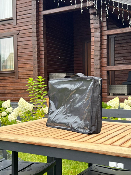 Универсальный чехол на мебель (лаунж зон) 330 х 200 см цвет серый